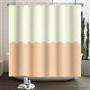 SDOTPMT 105x160cm Giallo Arancione Bicolore Tenda da Doccia Classico Tradizionale Tessuto Poliestere Tenda da Bagno Tema Minimalista Tenda Vasca da Bagno Tinta Unita per Arredamento Bagno con Ganci