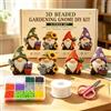 HBSFBH Kit Fai Da Te Per Gnomi 3D Con Perline, Kit Creazione Gnomi Con Perline, Kit perline per gnomi stagionali con perlines 3D, 3d Beaded Gnome Kit, Tiny 3D Beaded Animal DIY Kit Per Adulti, Adolescenti