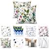 Homebliss Federe Cuscino 65x65 cm Set 2 Pezzi Microfibra, Floreale Tropicale