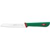 Sanelli Premana Professional Coltello Pomodoro, Acciaio Inossidabile, Verde/Rosso, 23 x 1.5 x 2.5 cm