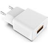 MyGadget Caricatore rapido USB 3.0 Quick Charge 18 W Caricatore per smartphone in bianco