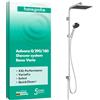 hansgrohe Activera Q - Colonna doccia senza miscelatore (EcoSmart), Sistema doccia con deviatore, soffione (290 x 180 mm), doccetta, tubo e asta, cromo, 28757000