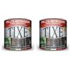 TIXE Smalto a Solvente Brilltix | Vernice a Solvente con Finitura Lucida e Brillante, Uniforme e Compatta, Alta Resistenza | 2,5 Lt | Bianco| Made in Italy (104.841) (Confezione da 2)