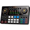 MAONO Interfaccia audio mixer per podcast MAONO E2 Gen2, nera | Doppio ingresso XLR, alimentazione phantom a 48 V, USB-C, Bluetooth, effetti vocali