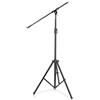 Pyle Asta Microfono, Altezza Regolabile da 130 cm a 200 cm con Braccio a Telescopio Estensibile, Supporto Microfono, Asta Microfono da Terra, Asta per Microfono con Base a Treppiede, Frizione T-Bar