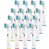 LUPO Testine dello Spazzolino - Ricambio per Spazzolini Elettrici Oral B, Braun, Testine di Ricambio Classic Precision Clean Compatibili - Confezione da 8