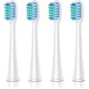 Dada-Tech Testine di ricambio per spazzolini elettrici per bambini DT-KE6 e DT-KE7 - Confezione da 4 (bianco)