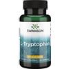 Swanson, L-Tryptophan, 500 mg, 60 Capsule, Aminoacido, Altamente Dosato, Testato in Laboratorio, Senza Soia, Senza Glutine, Non OGM