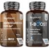 WeightWorld Ashwagandha KSM-66 e T Boost Complex Bundle, 180 + 180 Compresse Vegane