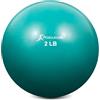 Prosource Palline per esercizi tonificanti per pilates, yoga, allenamento della forza e fisioterapia, da 0,9 kg a 3,6 kg, codice colore