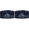 BUFF Fascia Coolnet UV Wide Dark Grey Unisex Adulti, Taglia Unica (Confezione da 2)