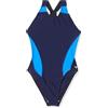 Haute pression Maillot De Bain Une Pièce Piscine Fille Tricolore Costume Intero Bambine e Ragazze