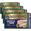 Nostromo Ventresca di tonno Nostromo all'olio di oliva 115g- Qualità Superiore. (Confezione da 4)