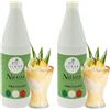 ALMAR GUSTO ITALIANO Almar - Sciroppo Superconcentrato per Granita, Gusto Pina Colada, Da Usare Con Base Granita Naxos, Ideale per Bar, Chioschi e Uso Domestico, Senza Conservanti, Bottiglia da 1kg (Confezione da 2)