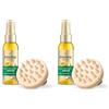 Pantene Set Massaggiatore Cute + Olio Capelli con Olio di Argan 100ml (Confezione da 2)