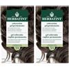 Herbatint Colorazione per Capelli in Gel 5N Castano Chiaro - 170 ml | Senza Ammoniaca, 100% Copertura di Capelli Grigi | con 8 Estratti Biologici, Ideale per pelli Sensibili (Confezione da 2)
