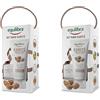 Equilibra Corpo, Kit Mani Karité, Crema Mani Karité Nutriente e Protettiv, Sapone 100% Vegetale Karité Detersione Delicata, Confezione Regalo (Confezione da 2)