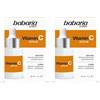 Babaria - Siero Viso Vitamina C | Illuminante Viso Antirughe | Uniforma il Tono e Riduce Macchie | Antiossidante con Acido Ialuronico | Vegano | Per Tutti i Tipi di Pelle | 30ml (Confezione da 2)