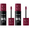 Deborah Milano - Super Vinyl Shake Lipstick Rossetto Liquido Vinilico, N.6 Winery, Colore Intenso e No Transfer, Dona Labbra Viniliche e Impeccabili fino a 16 Ore, 4ml (Confezione da 2)