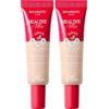 Bourjois BB Cream Healthy Mix, Crema Idratante Colorata Uniformante a Lunga Durata, con Vitamine C & E di Origine Naturale, Fair 001 (Confezione da 2)