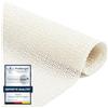 Xnegau Sottotappeto Antiscivolo 160x220cm PVC, Tagliabile, Presa Extra, Beige
