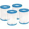 LOKLNEYK Cartuccia Filtro, Compatibile Con Bestway II, Cartuccia Filtro For Spa Da Piscina, Compatibile Con Flowclear II, Compatibile Con Lay Z Spa, 58094, 58383, 58386, 58117, 58386GS(6PCS)