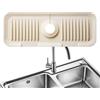 Fruusv Tappetino per rubinetto per lavello da cucina, tappetino drenante in silicone per lavello da cucina, 14 x 38 cm, tappetino drenante per lavello da cucina