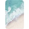 OnlyWow© Tappeto Bagno Antiscivolo Tappetino Doccia Assorbente Bath Mat | 50x80 cm - Rettangolare - Tappeti Memory Foam Bathroom Lavabile Spiaggia - Mare - Natura - Estate