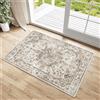 HUGEAR Zerbino Ingresso Esterno Tappeto 60x90cm Marrone Vintage