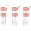 H.Koenig BTL10 Kit di 3 bottiglie per mini-frullatore SMOO10