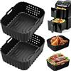 Komicea Accessori per friggitrice ad aria calda Philips Airfryer 4000 Series Stacked Dual Basket 10L, 2 pezzi stampo in silicone Accessori Airfryer per Philips NA460