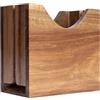 Generic Affetta bagel, tagliapane in legno, 14 x 7 x 12,6 cm, base antiscivolo, gadget da cucina, strumento per affettare il pane, per cucina domestica, bar, ristoranti, preparazione colazione