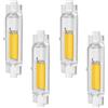 YGFADH Lampadina R7S LED 78mm Dimmerabile,LED R7S 78mm 20W Bianco Naturale 4000K 2000LM,led r7s 78mm Equivalente a 200W Lampada Alogena,,Nessun Sfarfallio Lampada LED (Bianco Naturale, 4pc r7s led 78mm)