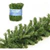 LEIVESTE-Ghirlanda Natalizia 540 cm con 500 Rami Verde Abete, Festone Natalizio per Porta, Camino, Scala,Decorazione di Natale per Interno ed Esterno (540 CM)