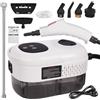 Hoapin Pulitore a Vapore 1100ML 2500W Pulitore Vapore Casa Portatile con 6 Velocità Regolabili per Mobili da Cucina Bagno Auto