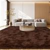 iEvery Tappeto marrone per soggiorno, grande, 200 x 300 cm, soffice tappeto shaggy per camera da letto, antiscivolo, moderno, in morbido peluche, a pelo lungo, per salotto, sala giochi e camera dei