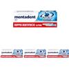 Mentadent Dentifricio C-Fresh, Alito Fresco fino a 12h, Formula con Collutorio Attivo, Azione Antibatterica con Zinco, Pulizia Profonda della Bocca, 2x75ml (Confezione da 4)