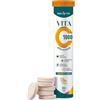 ERBA VITA VITA C 1000 Effervescente integratore alimentare ad alto dosaggio di Vitamina C, a rapido assorbimento, 20 Compesse effervescenti