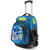 KARACTERMANIA Sonic The Hedgehog Go-Zaino Trolley GTS FAN 3.0, Blu 32 x 44 cm, Capacità 33,79 L