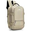 WITTCHEN Urban | zaino da cabina | zaino per laptop | zaino da viaggio 2-in-1 | tasca posteriore con protezione RFID | compatibile con Wizz Air, LOT, Ryanair | 40 × 25 × 20 cm | colore: beige
