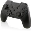 Nyko Mini Pro Controller, wireless Bluetooth for Switch™ & Lite incl. movement sensors, vibration,turbo rapid fire, 20h battery & 210 cm USB-C cable, black (87279 Mini Wireless Core Controller Switch)