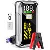 WHZOHCAR Booster Avviamento Auto 4000A & Power Bank Ideale per il Freddo e i Viaggi
