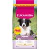 Eukanuba 15 kg + 3 kg gratis! 18 kg Eukanuba Premium Nutrition Overfill - Puppy Medium Breed Pollo