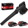 Ykall Soffiatore a Batteria 24V - Potente e Leggero per Giardino, Auto, Officina
