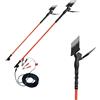 Generico Abbacchiatore Olive Elettrico 12V con Asta Telescopica 2-3m, 800 Battiti/Min, Pettini in Tecnopolimero - Scuotitore Professionale Leggero e Potente per Raccolta Olive