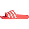 Adidas Unisex Adilette Aqua Slides Solar Red / Cloud White / Solar Red 5 UK 38 EU