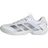 adidas Uomo Adizero Ubersonic 5 Tennis Shoes, Ftwr White/Tech Grey Met./Maroon, 44 EU