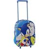 CERDÁ LIFE'S LITTLE MOMENTS Zaino per bambini Sonic - zaino scolastico per bambini e bambine con spallacci regolabili, per scuola, asilo e viaggi