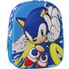 CERDÁ LIFE'S LITTLE MOMENTS Zaino per bambini Sonic - zaino scolastico per bambini e bambine con spallacci regolabili, per scuola, asilo e viaggi