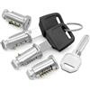 WYYFXY® Thule - Set di 4 serrature di sicurezza per portapacchi auto, cilindri di serratura, per cilindro serratura Thule